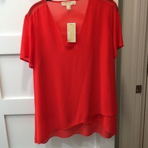 Michael Kors blouse - Size Large Color - Coral
